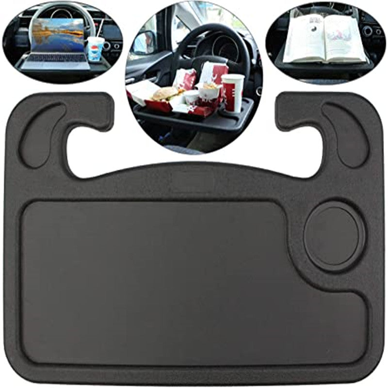 Car steering wheel tray