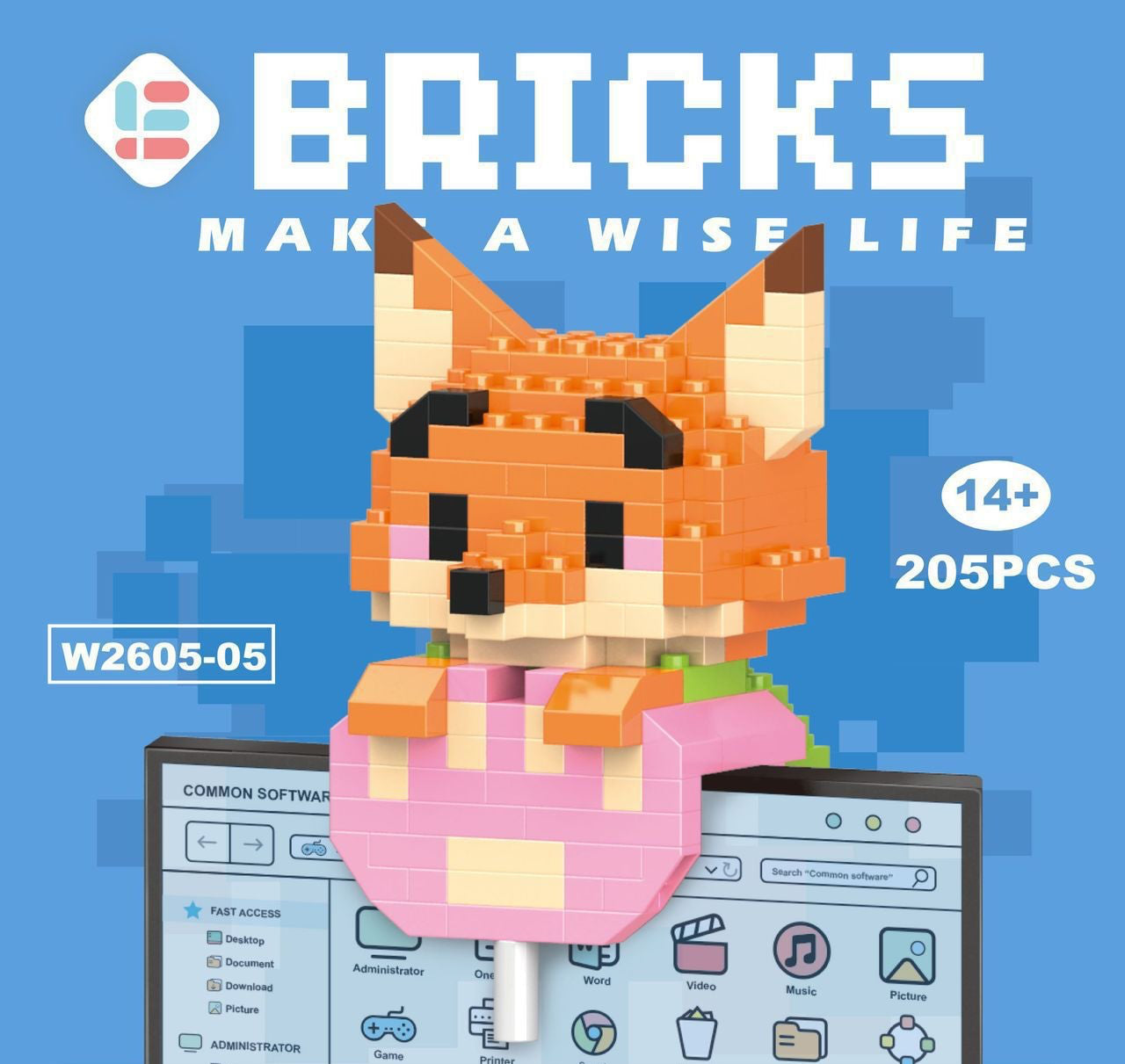 Mini Doll Pendant Building Block Set