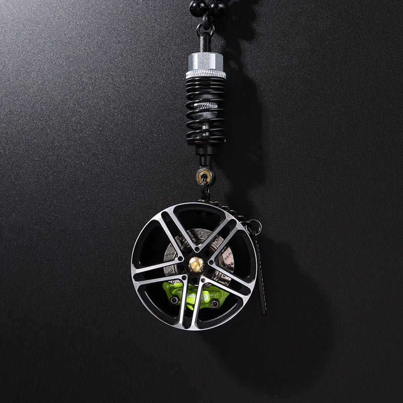 Cartoon Alloy Wheel Car Pendant
