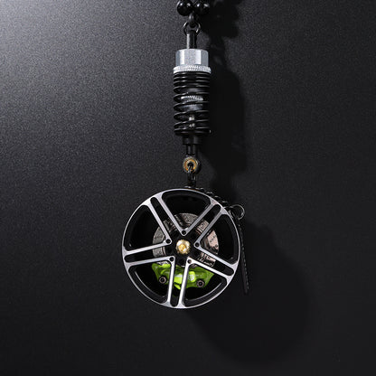 Cartoon Alloy Wheel Car Pendant
