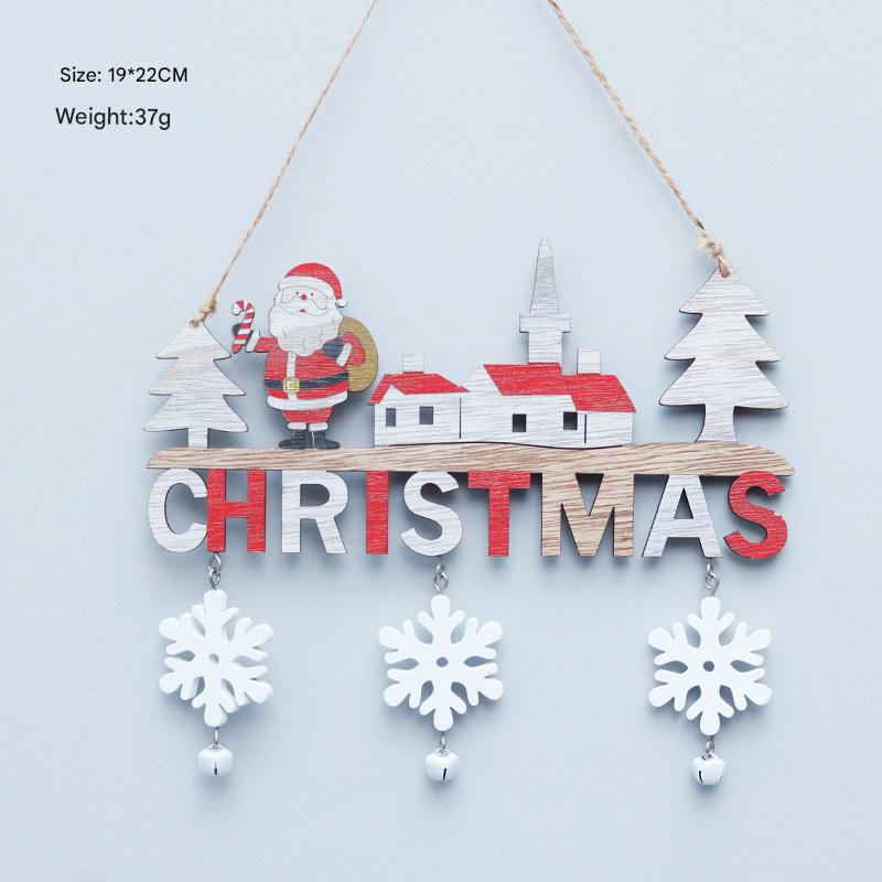 Creative Christmas Wooden Craft Door Hangings