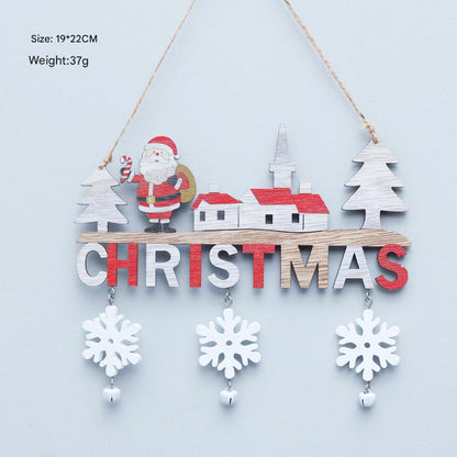 Creative Christmas Wooden Craft Door Hangings