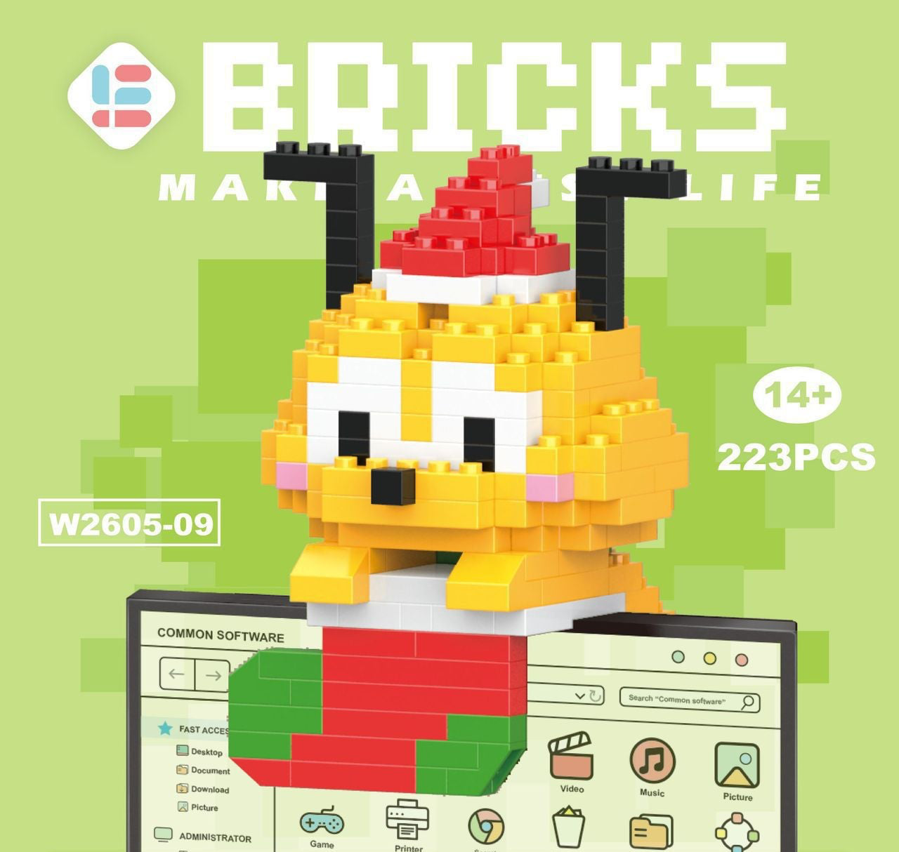 Mini Doll Pendant Building Block Set