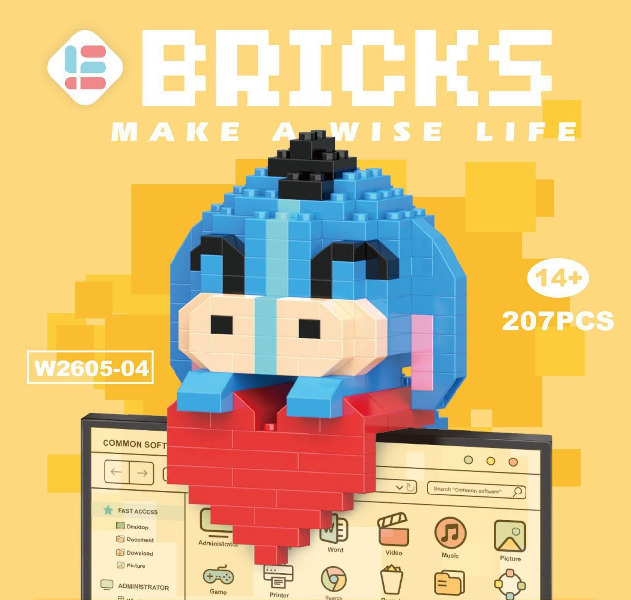 Mini Doll Pendant Building Block Set