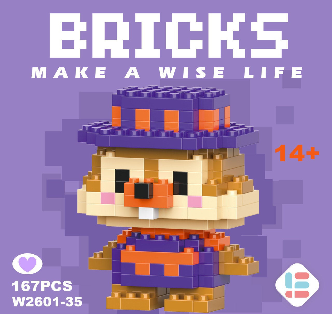 Mini Doll Pendant Building Block Set