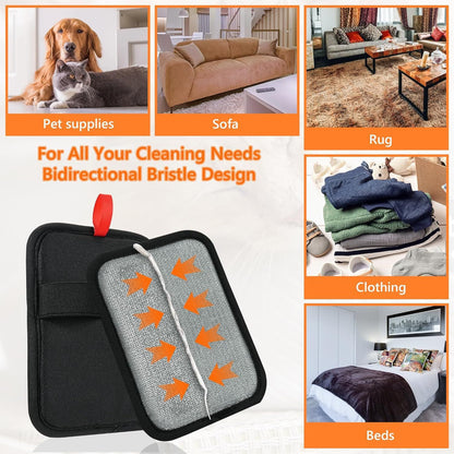 Velvet & Mesh Pet Hair Cleaning Glove