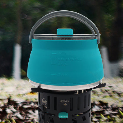outdoor compressible folding pot