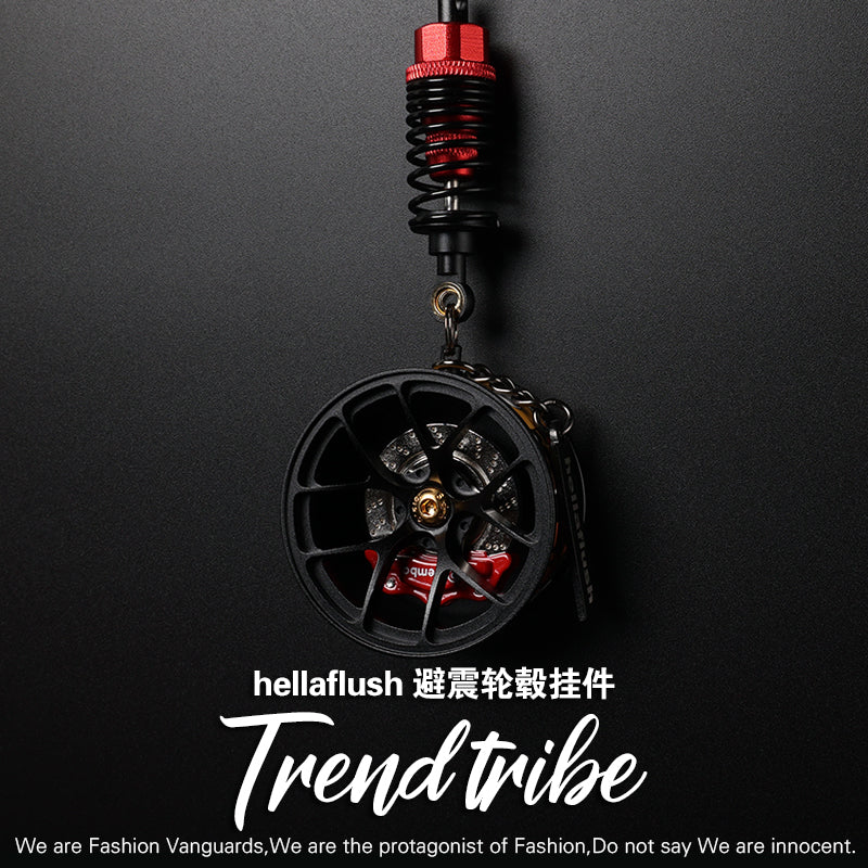 Cartoon Alloy Wheel Car Pendant