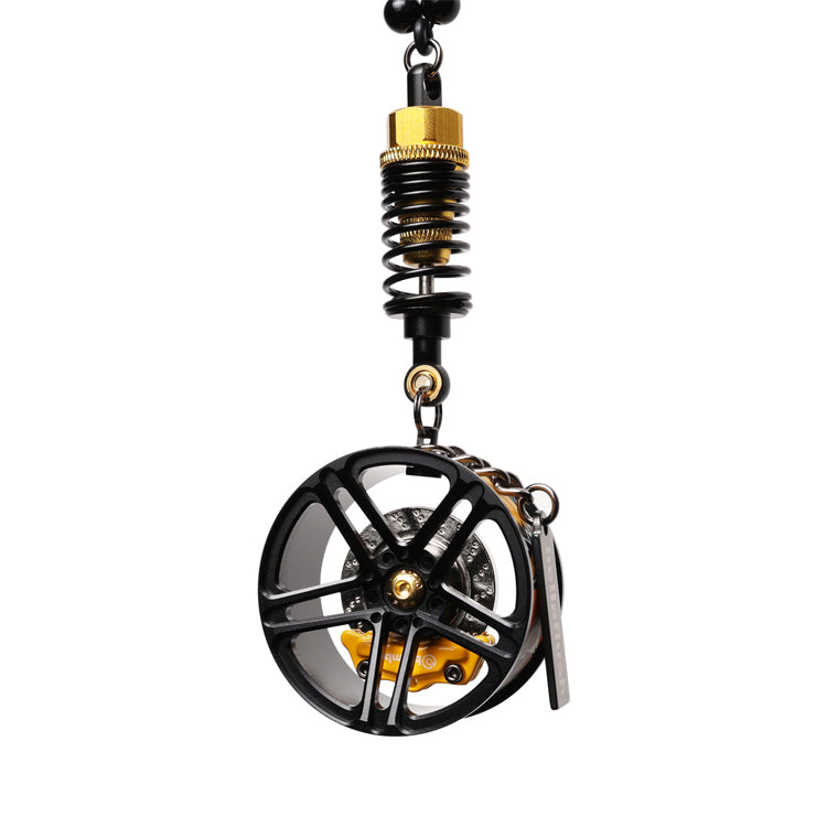 Cartoon Alloy Wheel Car Pendant