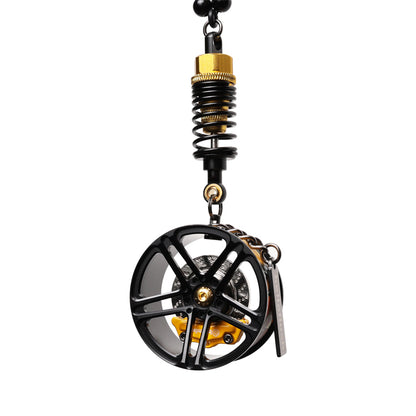 Cartoon Alloy Wheel Car Pendant