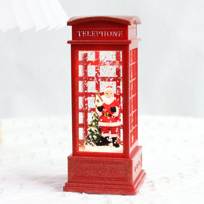 Christmas Lanterns: Crystal Santa Claus Lanterns