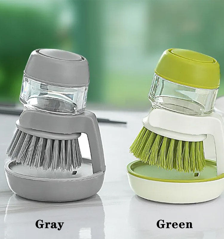 Pot brush decontamination and descaling cleaning brush kitchen