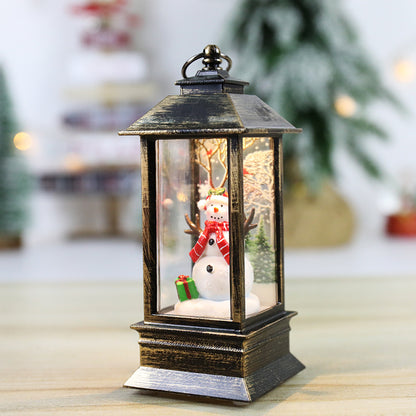 Christmas Lanterns: Crystal Santa Claus Lanterns