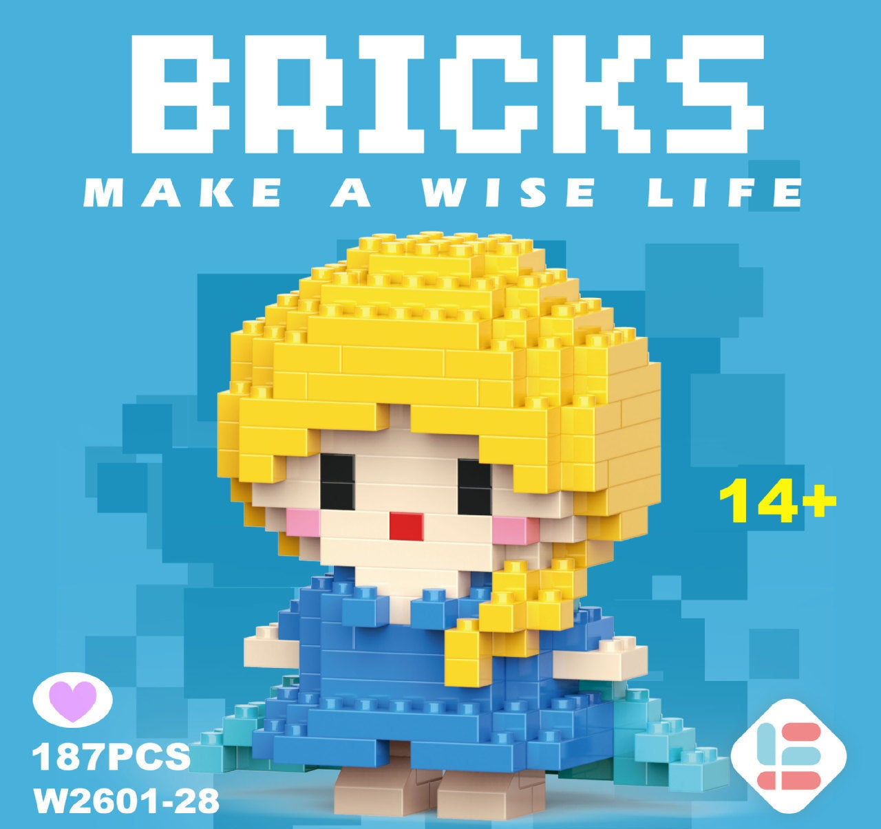 Mini Doll Pendant Building Block Set