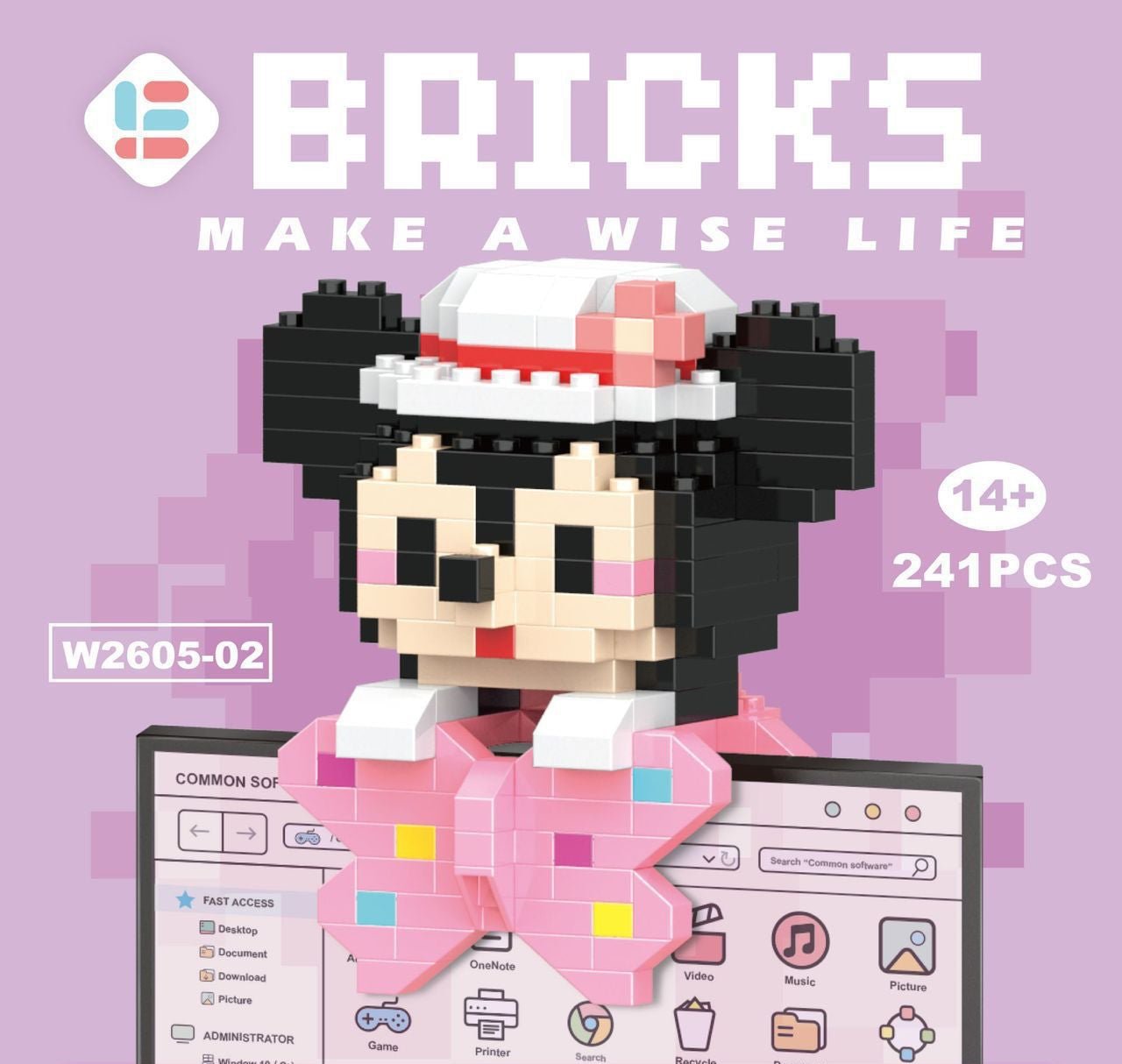 Mini Doll Pendant Building Block Set