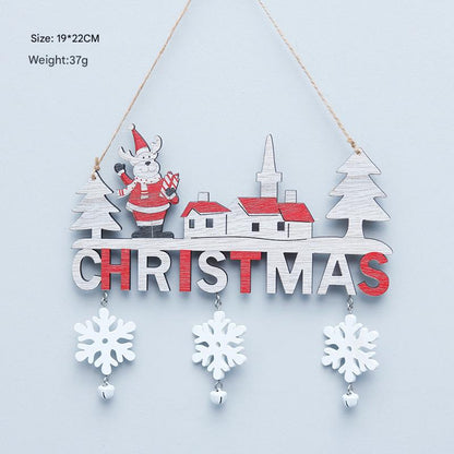 Creative Christmas Wooden Craft Door Hangings