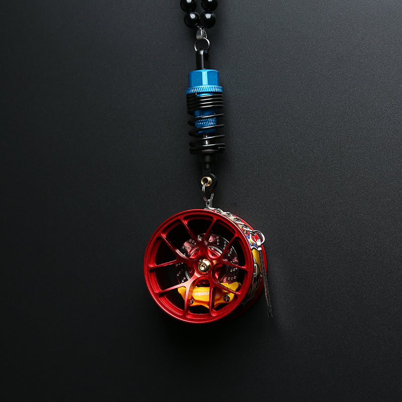 Cartoon Alloy Wheel Car Pendant