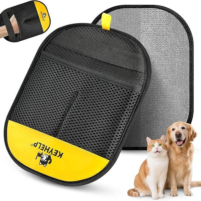 Velvet & Mesh Pet Hair Cleaning Glove