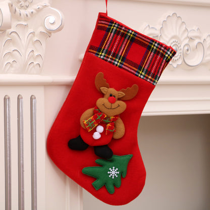 Christmas decorations Santa Claus small socks