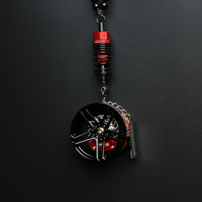 Cartoon Alloy Wheel Car Pendant