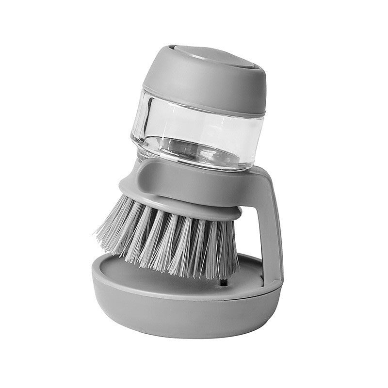 Pot brush decontamination and descaling cleaning brush kitchen