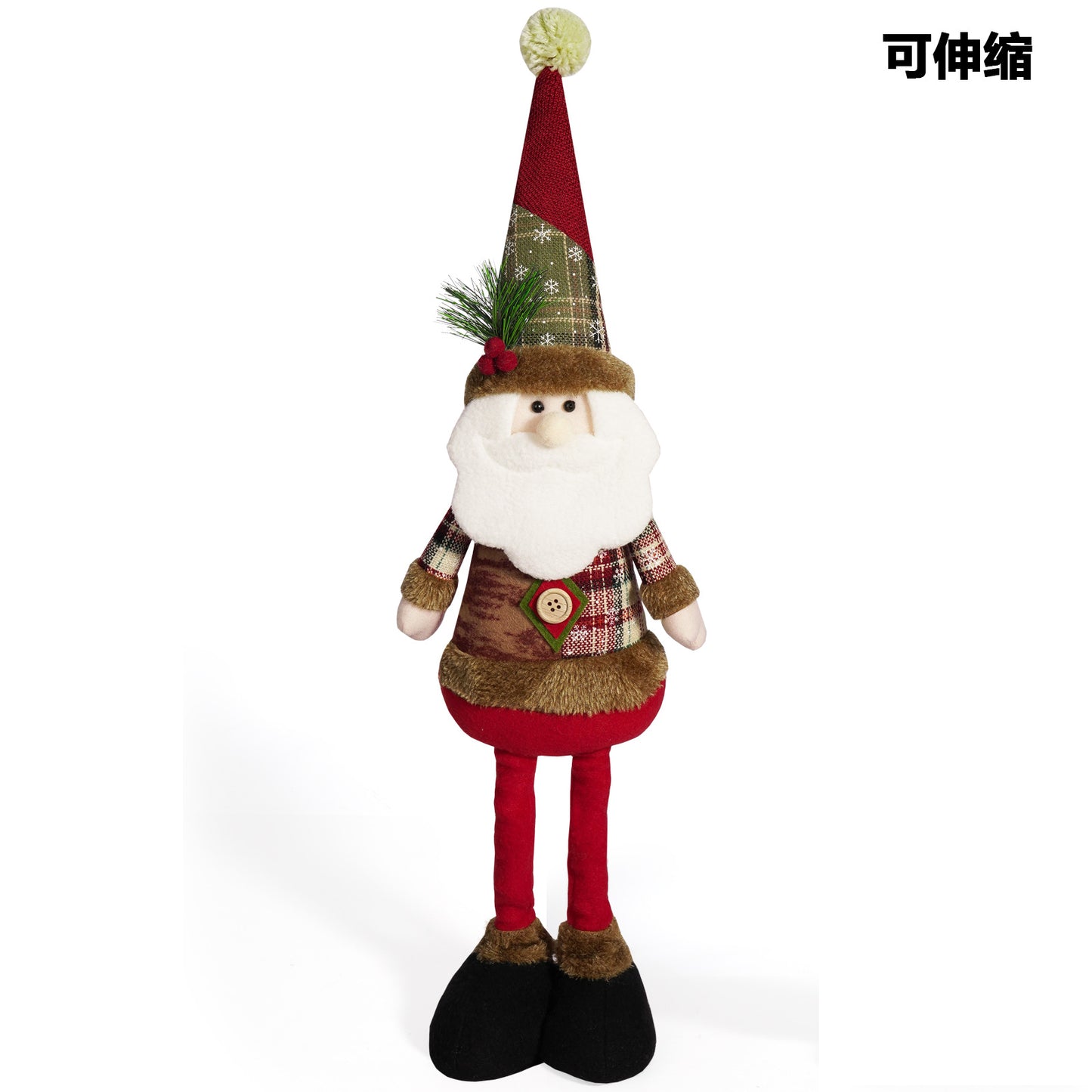 Scalable Santa Claus, Snowman, and Reindeer Plush Dolls